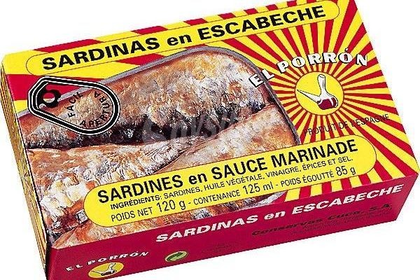 Sardines en escabetx en conserva