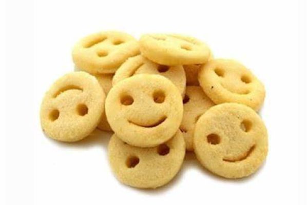 Divertides patates fregides amb forma de cares