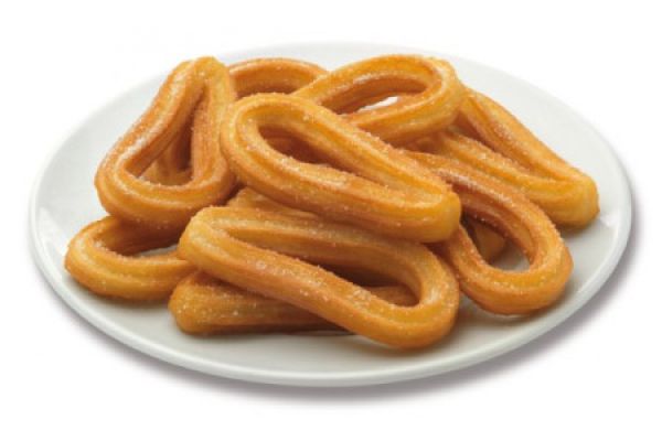 Xurros cruixents en forma de llaç