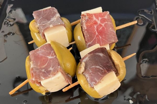 PINTXO BOMBA DE FORMATGE/PERNIL